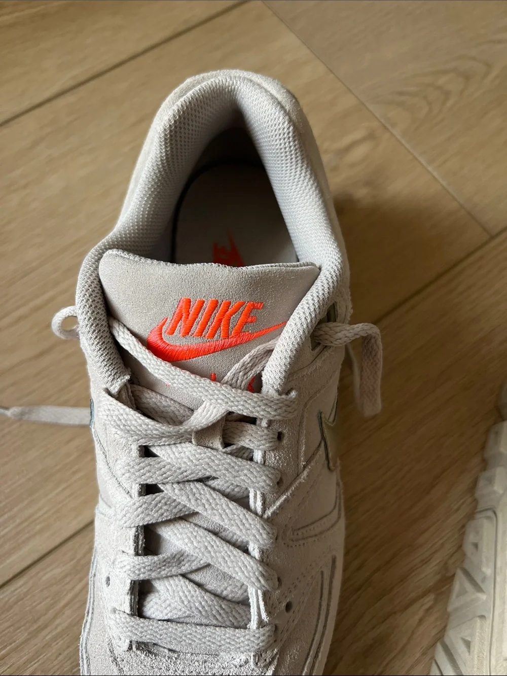 Nike Women's Air Max Command Sneakers in Light Beige with Gold Swoosh - Picture 8 of 10